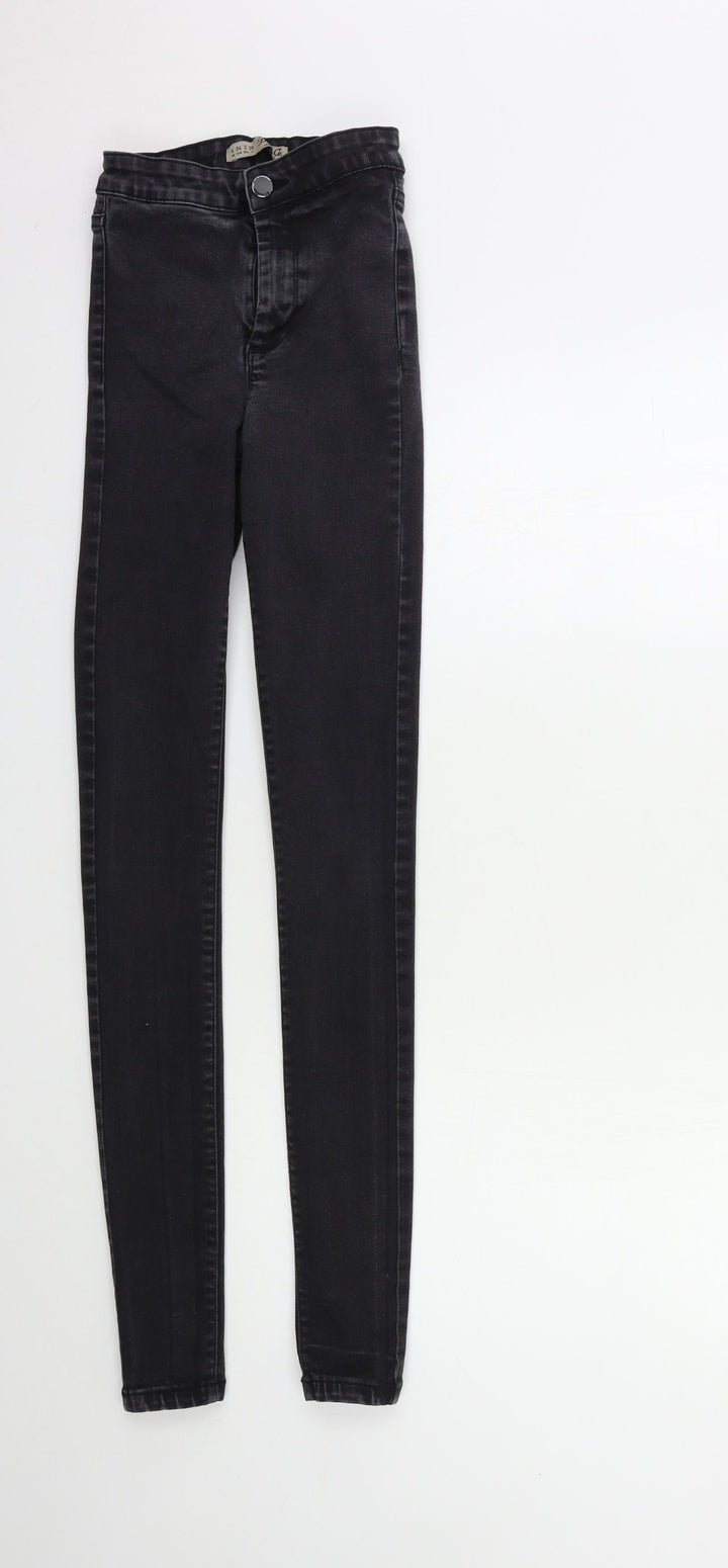 Denim & Co. Womens Blue  Denim Skinny Jeans Size 6 L31 in