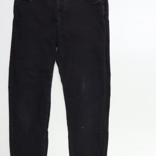 George Womens Black  Denim Jegging Jeans Size 12 L29 in