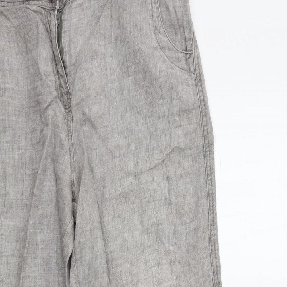 George Womens Grey   Trousers  Size 12 L28 in