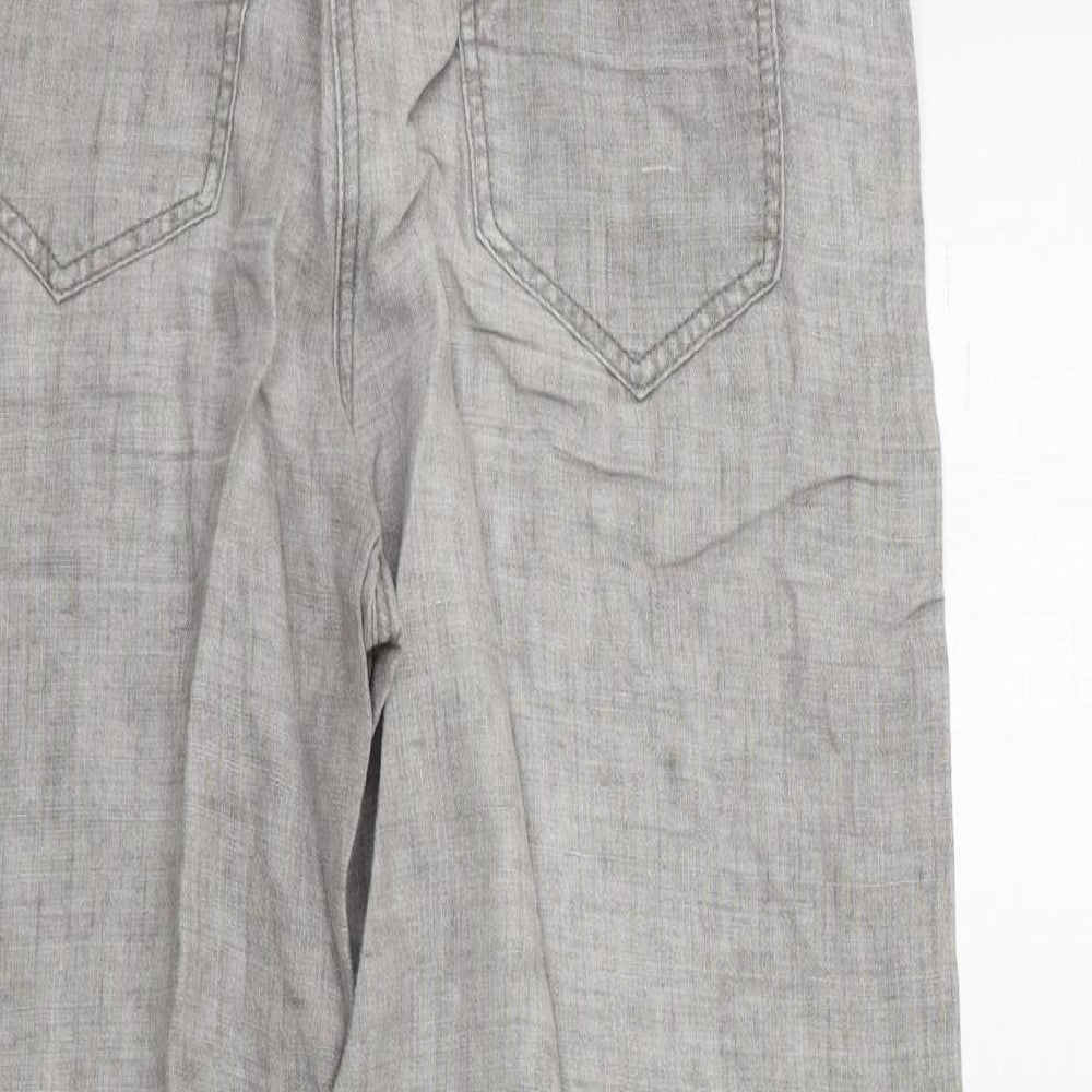 George Womens Grey   Trousers  Size 12 L28 in