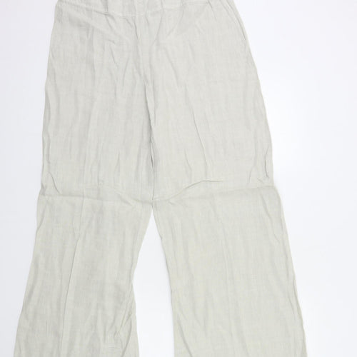 Preworn Womens Grey   Windbreaker Trousers Size 18 L30 in
