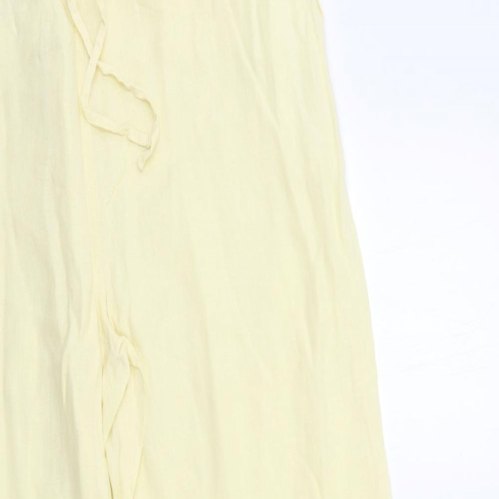 Preworn Womens Yellow   Trousers  Size 32 in L30 in