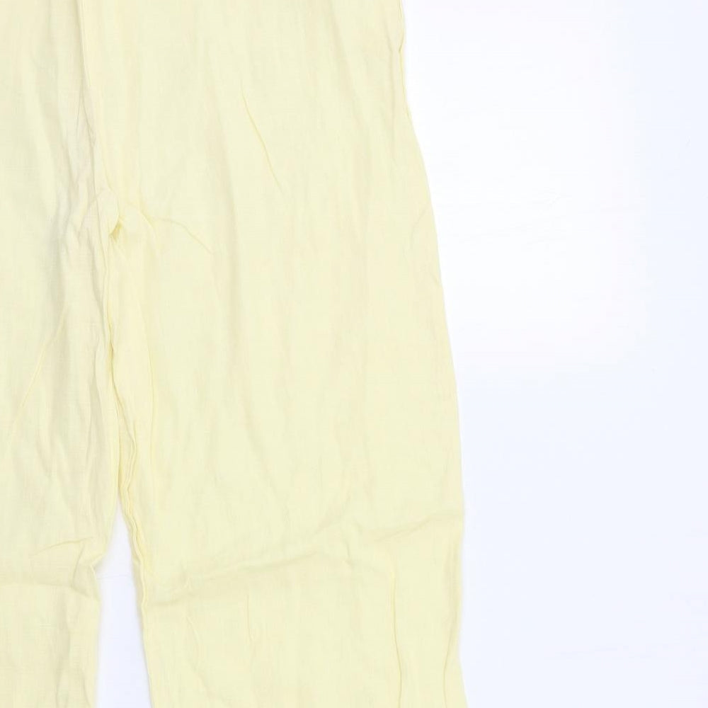 Preworn Womens Yellow   Trousers  Size 32 in L30 in