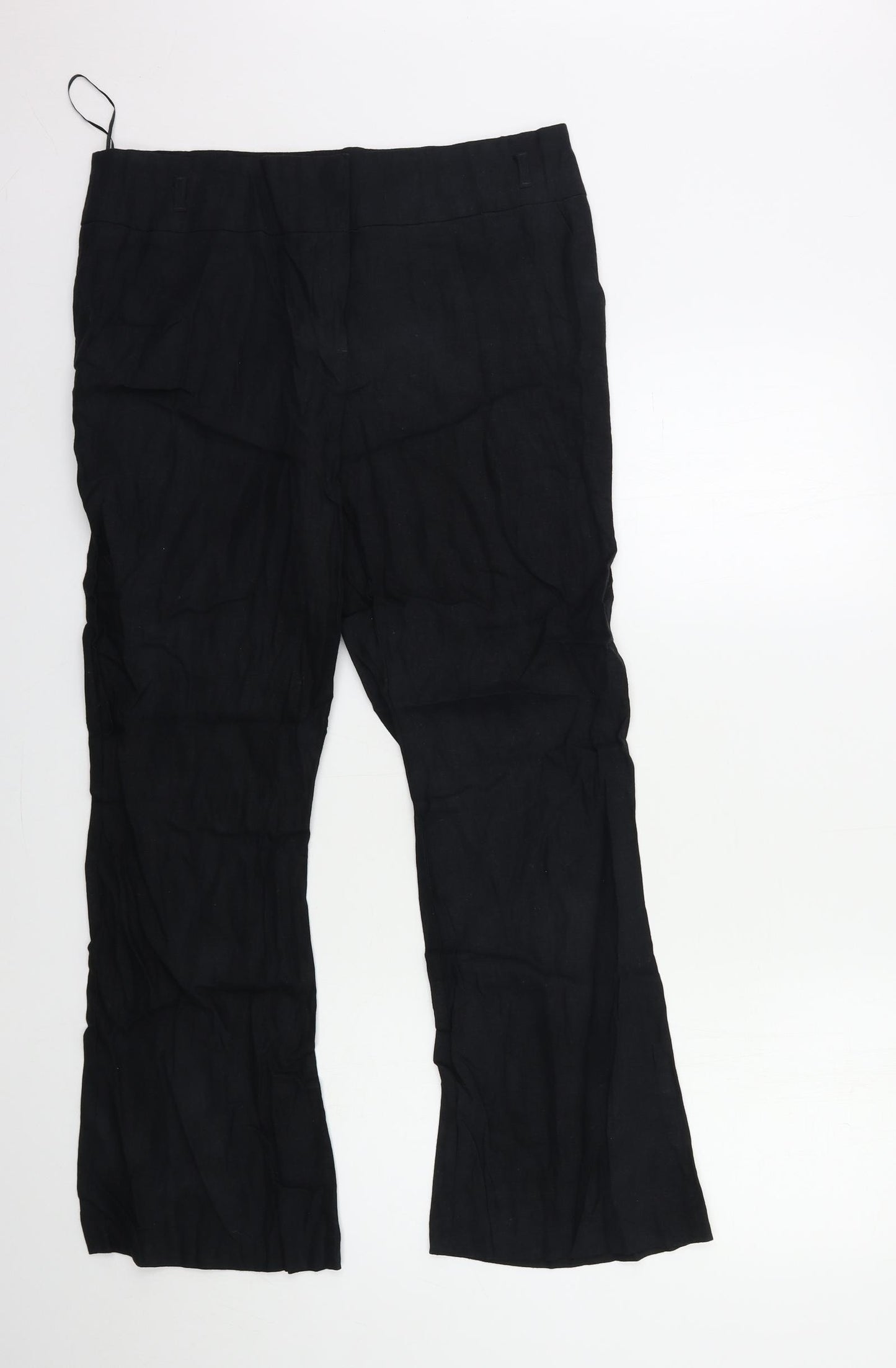 George Womens Black   Trousers  Size 14 L29 in