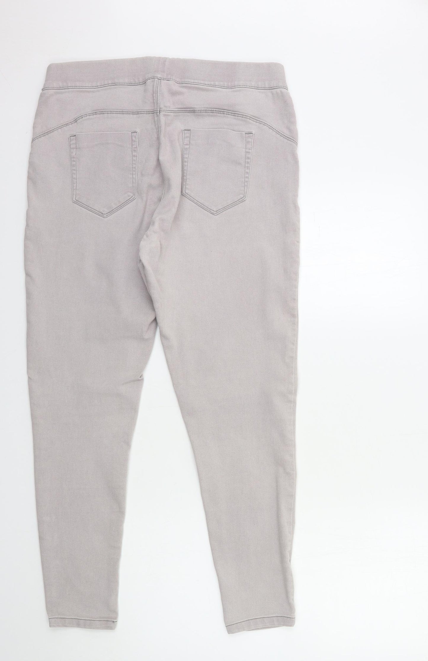 Denim & Co. Womens Grey  Denim Skinny Jeans Size 18 L29 in