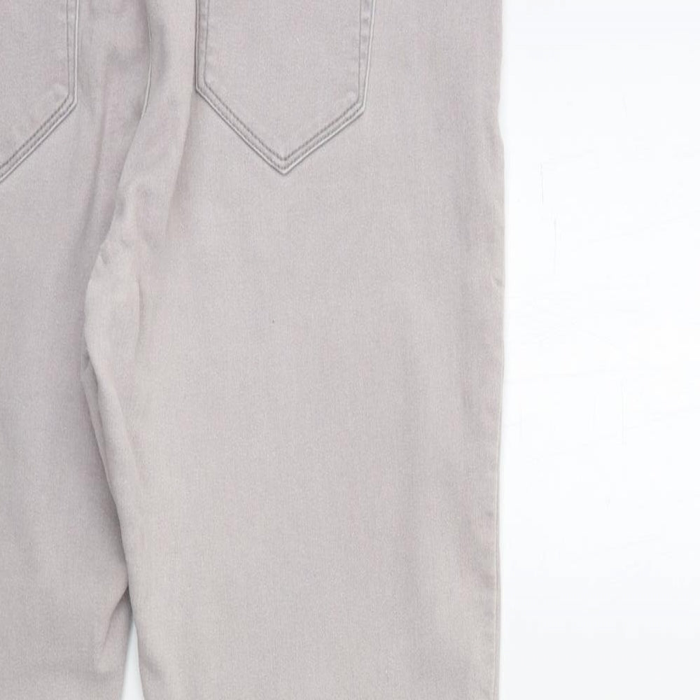 Denim & Co. Womens Grey  Denim Skinny Jeans Size 18 L29 in
