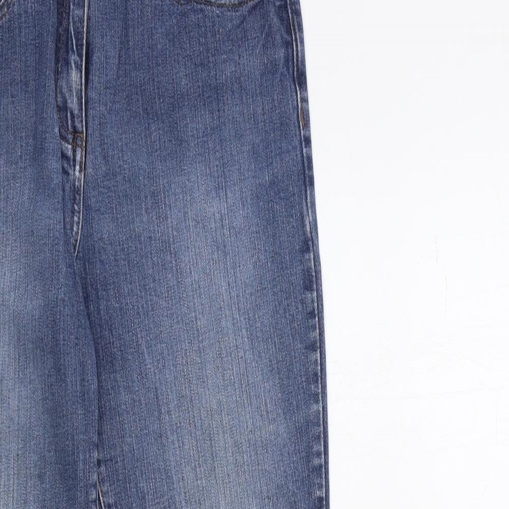 Papaya Womens Blue  Denim Straight Jeans Size 12 L30 in