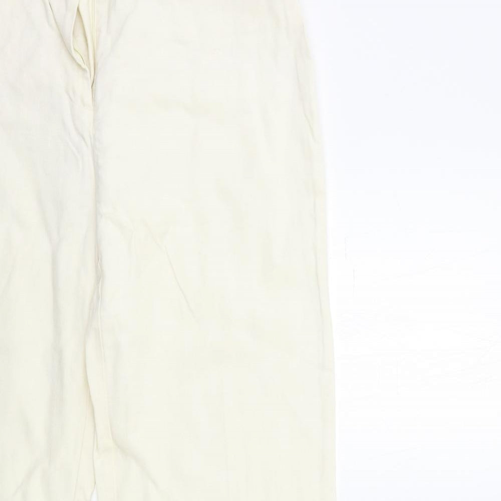 Mimi Womens White   Trousers  Size 30 in L29 in