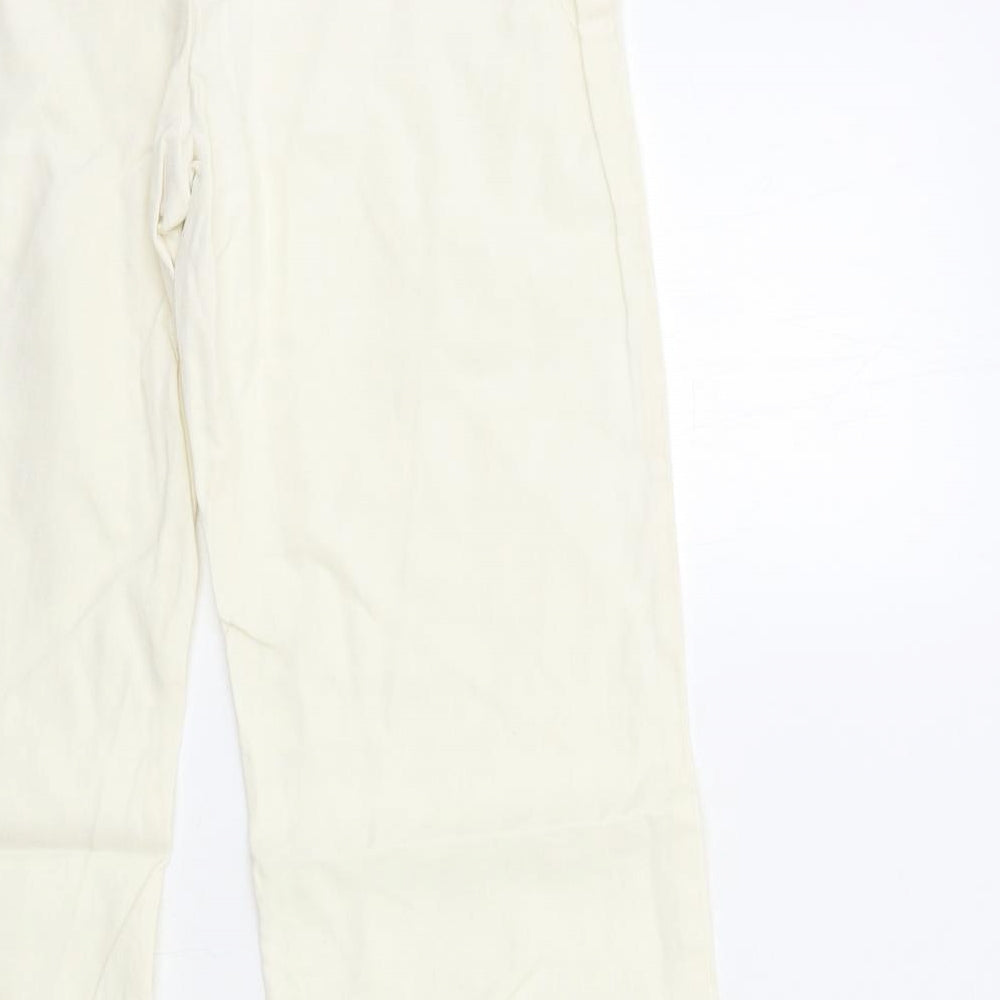 Mimi Womens White   Trousers  Size 30 in L29 in