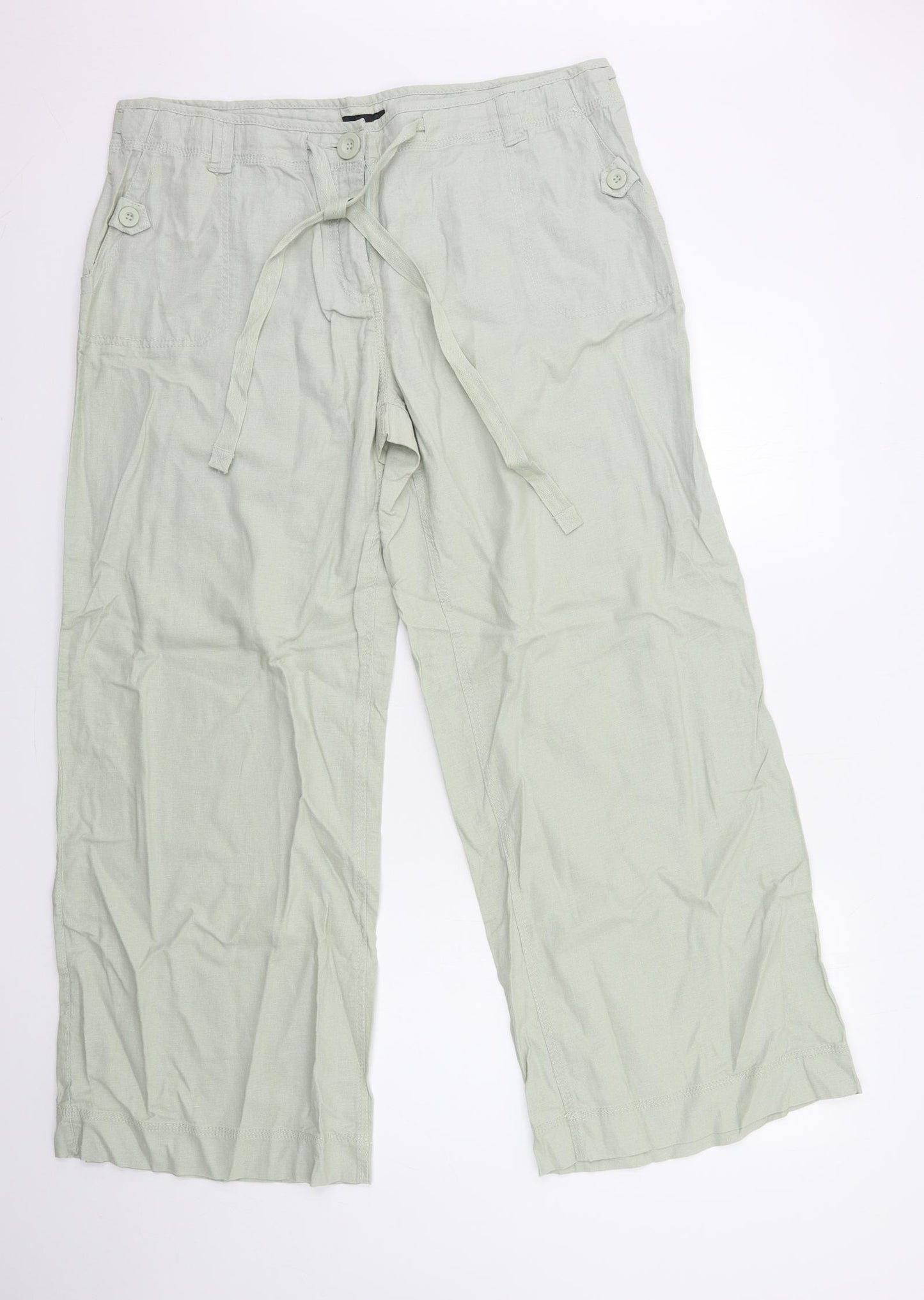 NEXT Womens Green   Cargo Trousers Size 20 L30 in