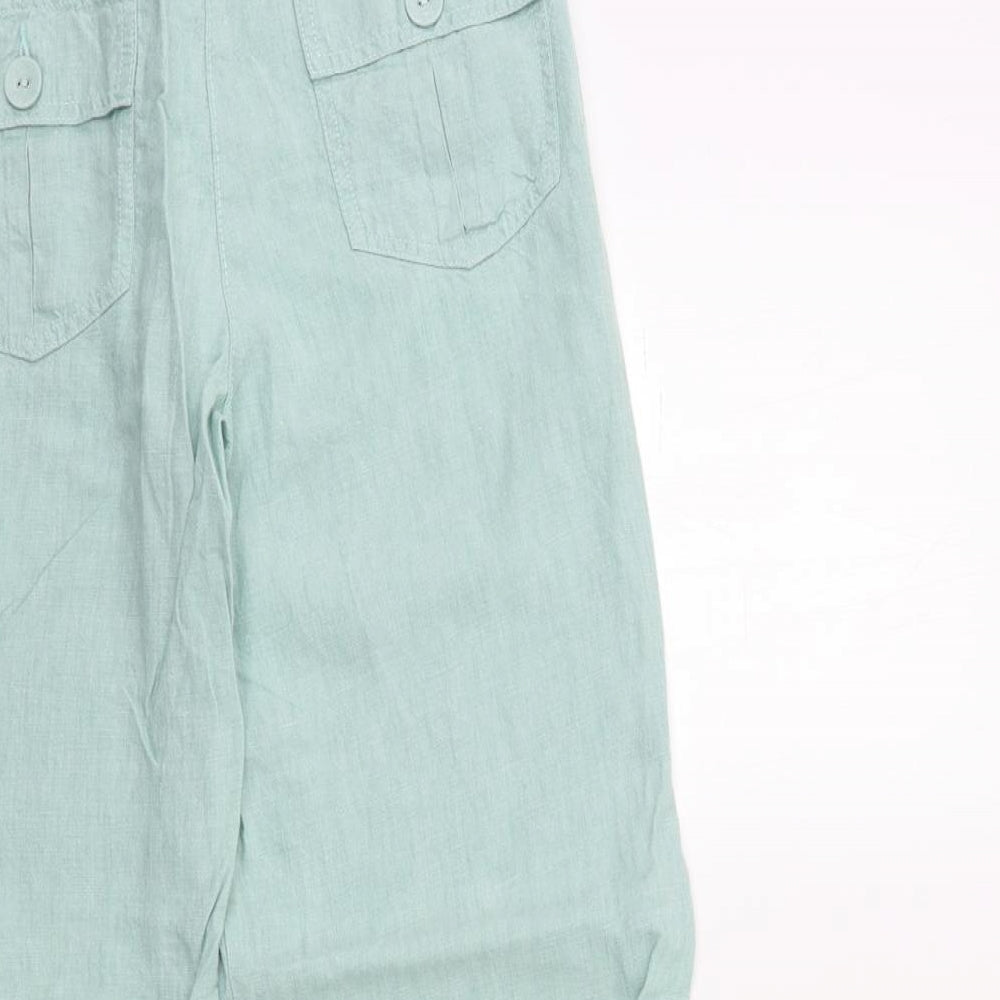 Principles Womens Green   Trousers  Size 10 L28 in