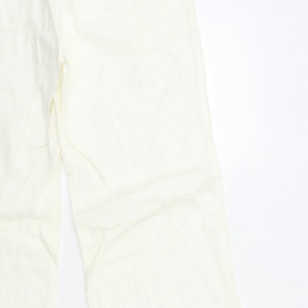 River Island Womens White   Trousers  Size 16 L32 in