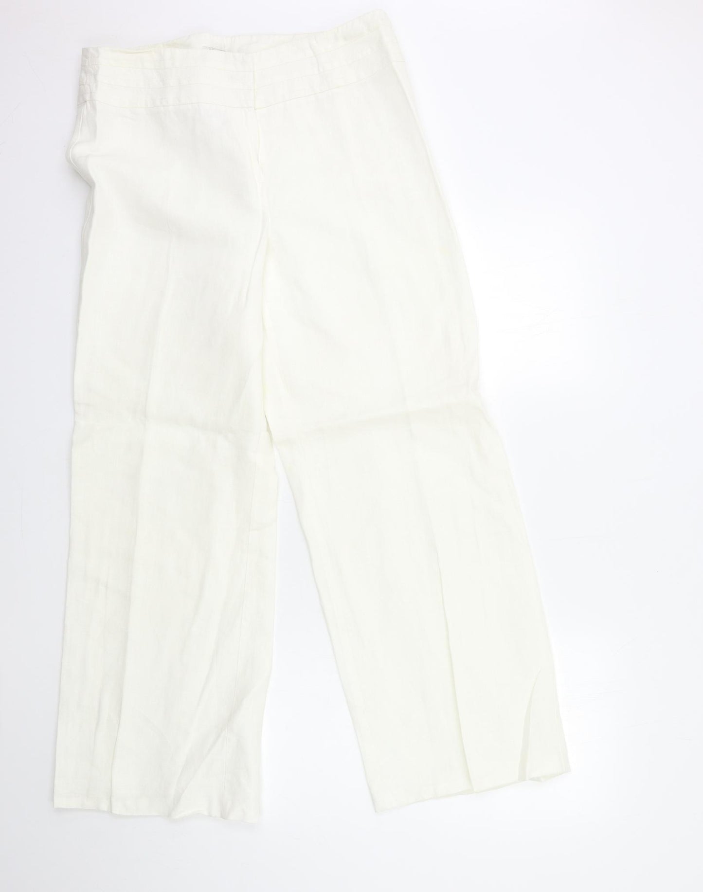 George Womens White   Trousers  Size 14 L30 in