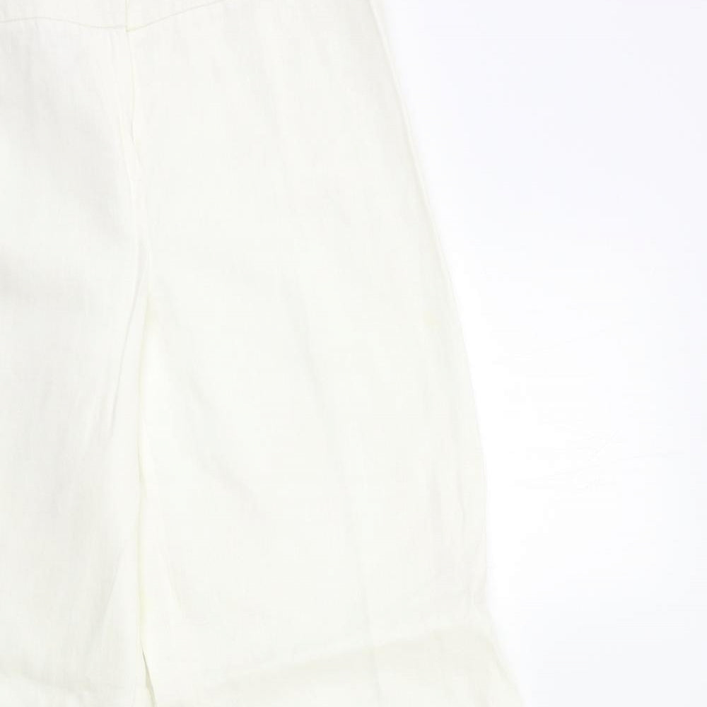 George Womens White   Trousers  Size 14 L30 in