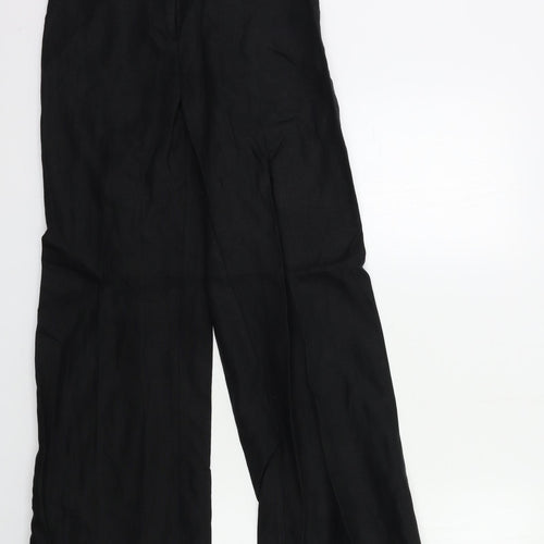NEXT Womens Black   Trousers  Size 8 L31 in