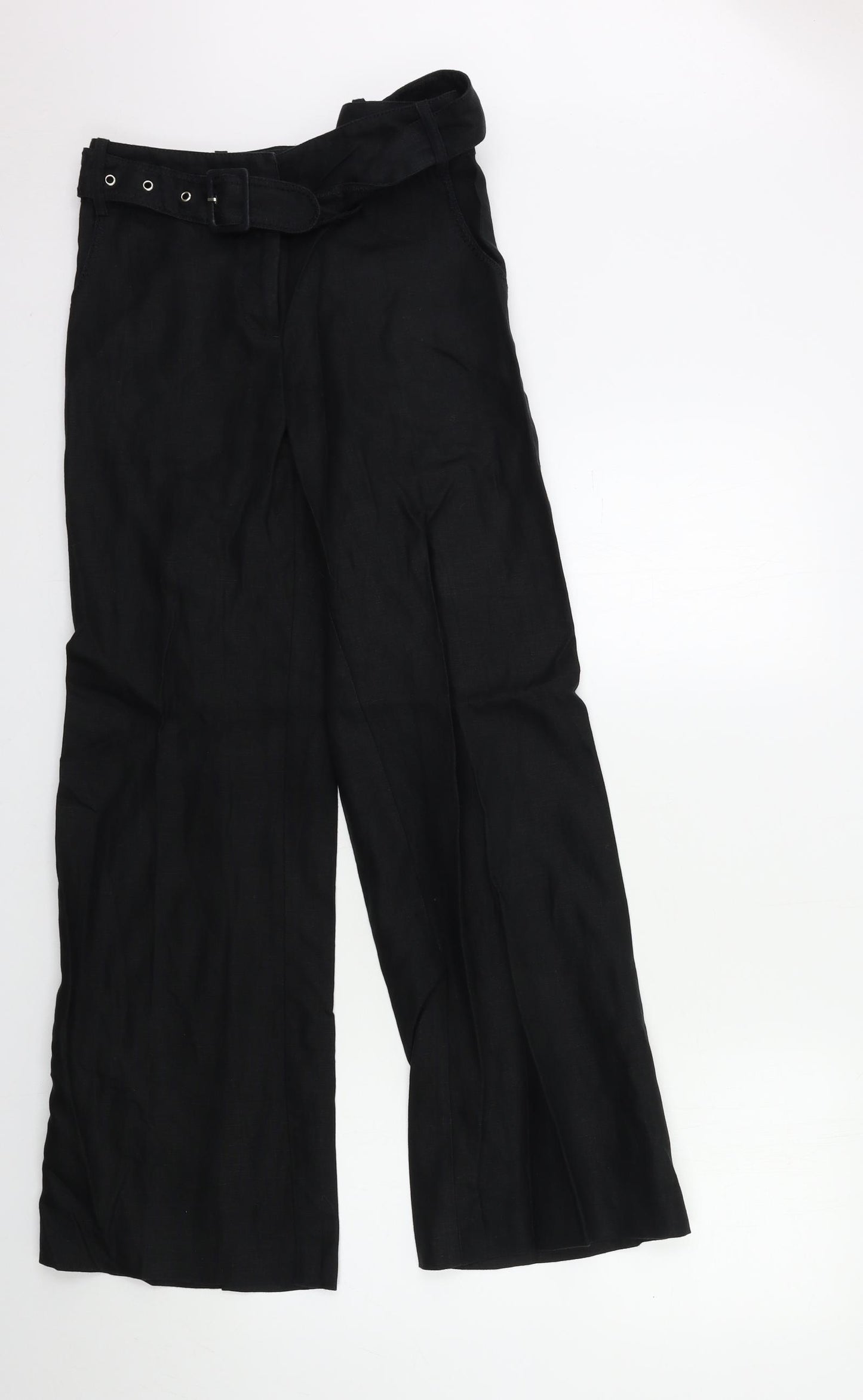 NEXT Womens Black   Trousers  Size 8 L31 in
