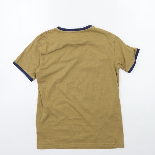 Matalan Boys Brown   Basic T-Shirt Size 10-11 Years