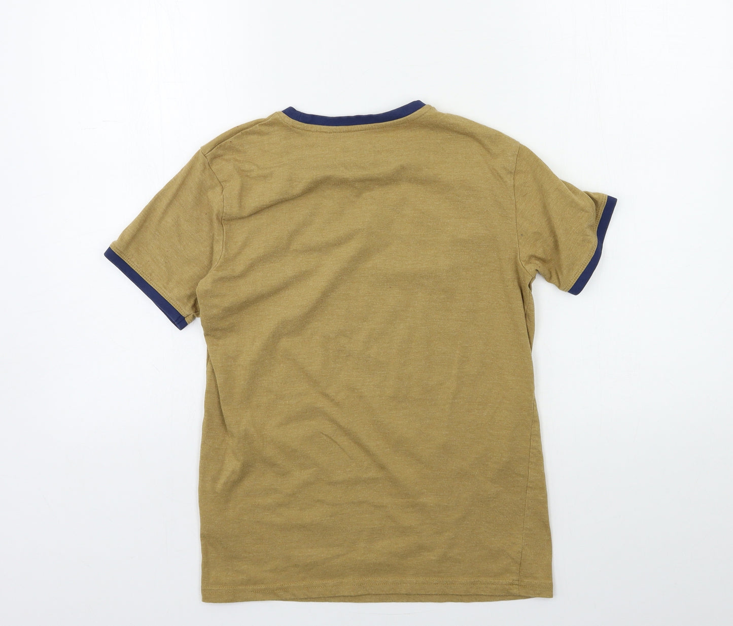 Matalan Boys Brown   Basic T-Shirt Size 10-11 Years