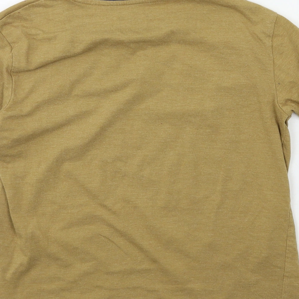 Matalan Boys Brown   Basic T-Shirt Size 10-11 Years