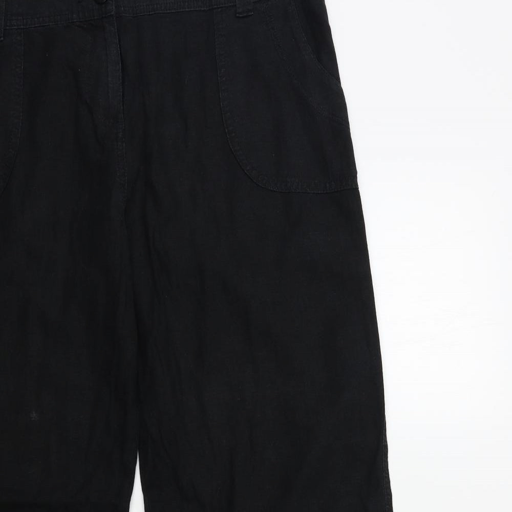 Preworn Womens Black   Trousers  Size 36 in L30 in