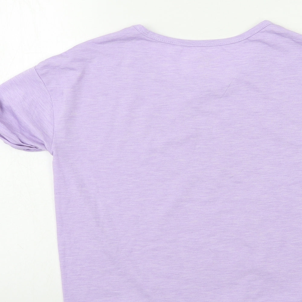 Umbro Girls Purple   Basic T-Shirt Size 10-11 Years