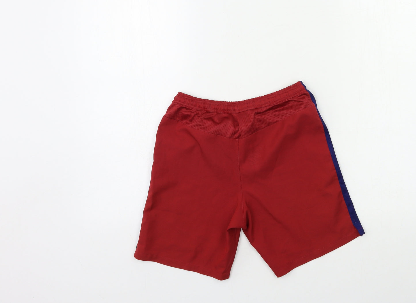 FC Barcelona Boys Red   Sweat Shorts Size 8-9 Years