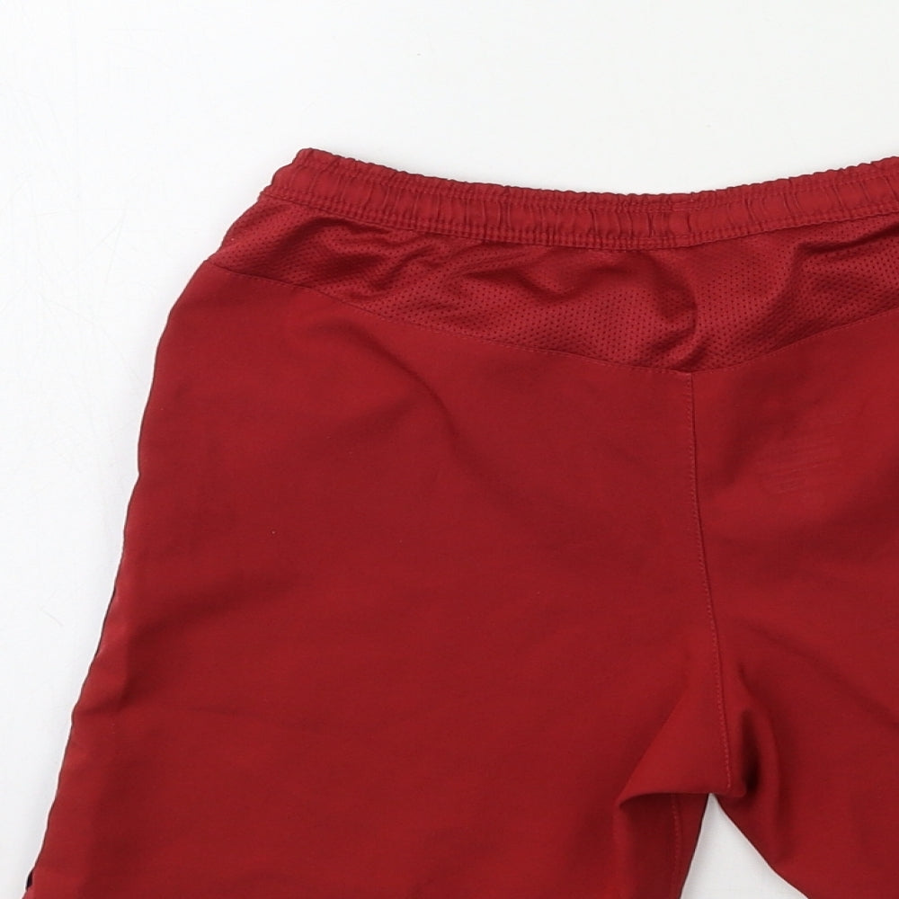 FC Barcelona Boys Red   Sweat Shorts Size 8-9 Years