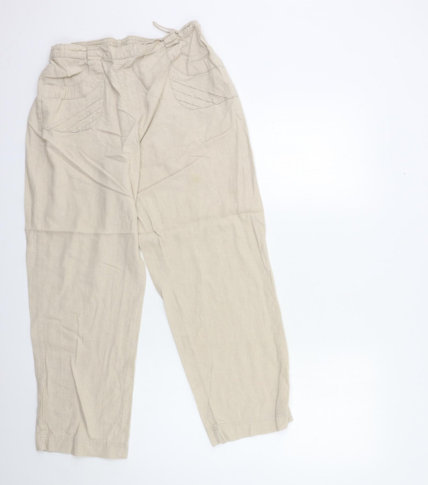 Classics Womens Beige   Trousers  Size 18 L27 in
