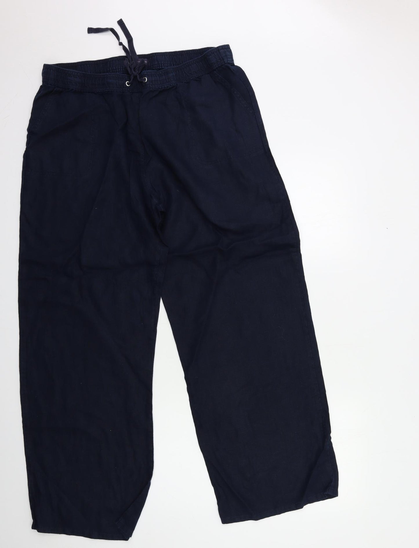 Marks and Spencer Womens Blue   Trousers  Size 18 L32 in