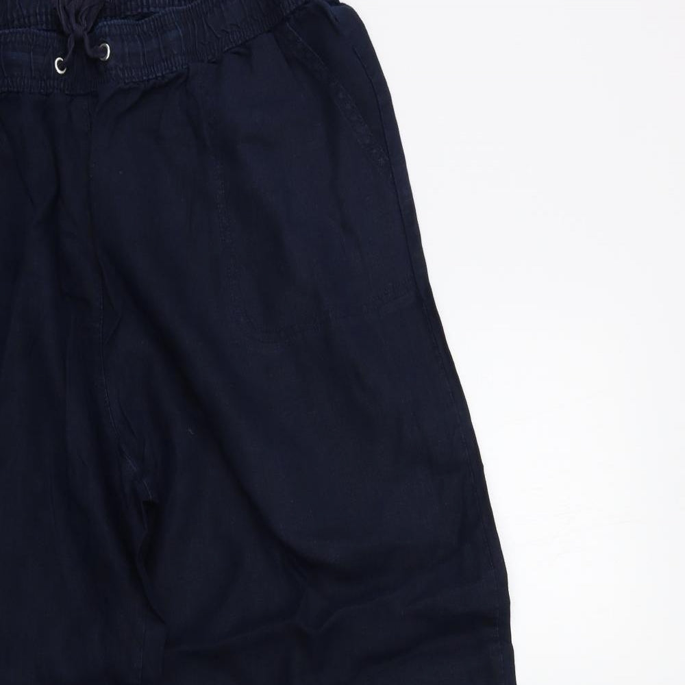Marks and Spencer Womens Blue   Trousers  Size 18 L32 in