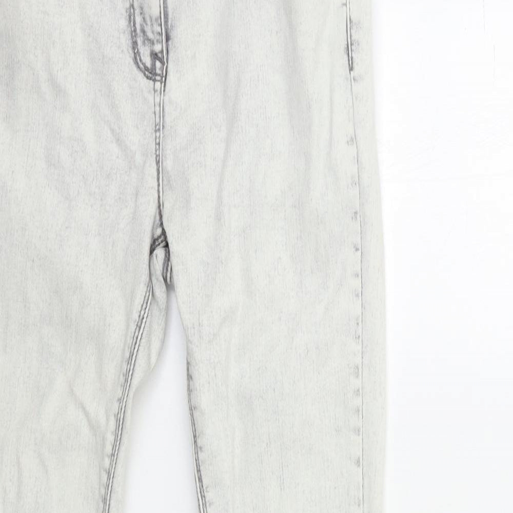 NEXT Womens Grey  Denim Skinny Jeans Size 8 L26 in