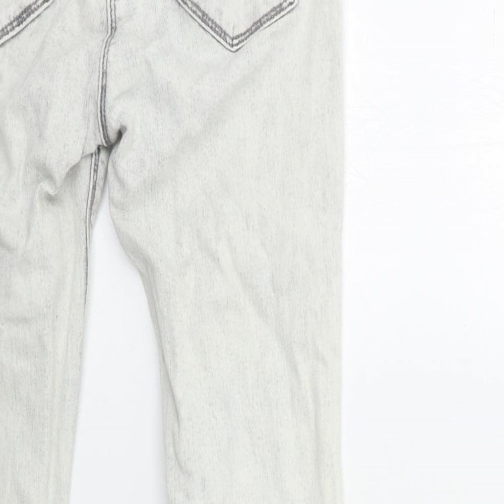 NEXT Womens Grey  Denim Skinny Jeans Size 8 L26 in