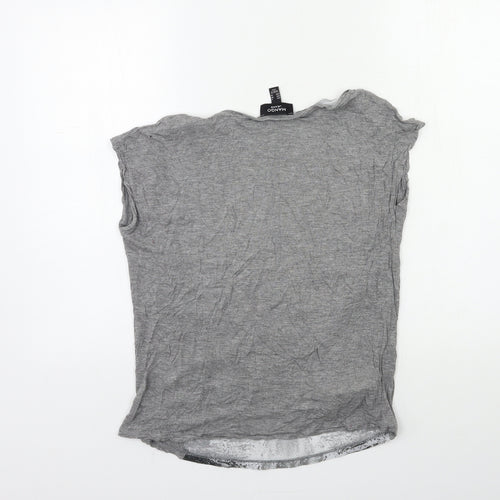 Mango Womens Grey   Basic T-Shirt Size S