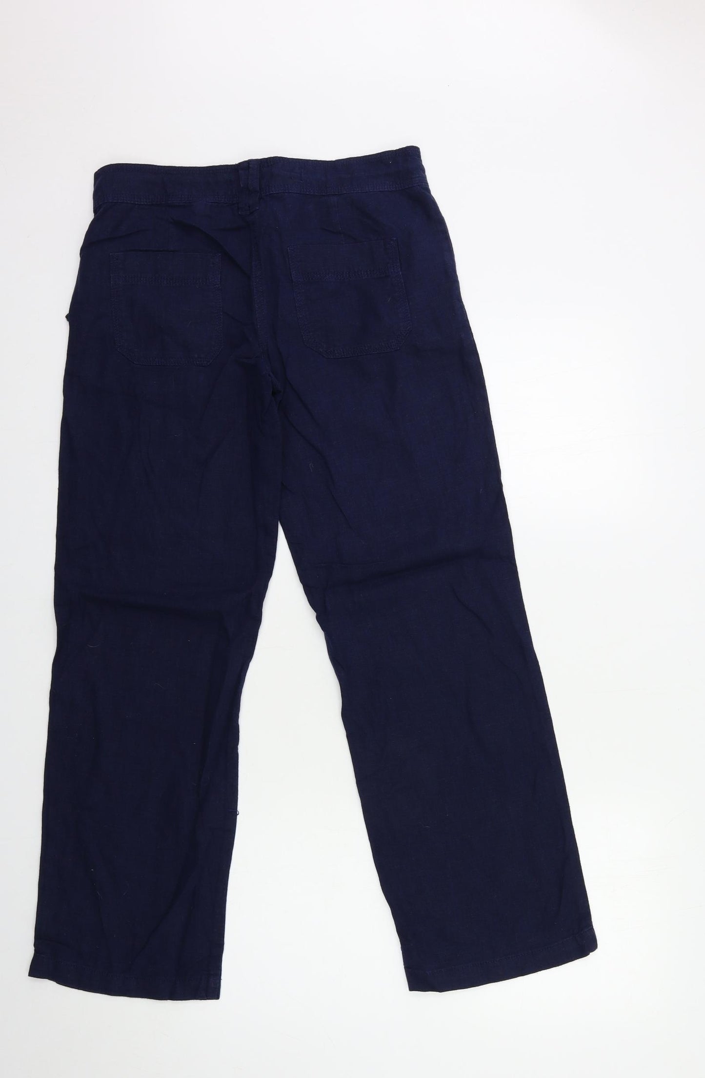 NEXT Womens Blue   Trousers  Size 8 L28 in