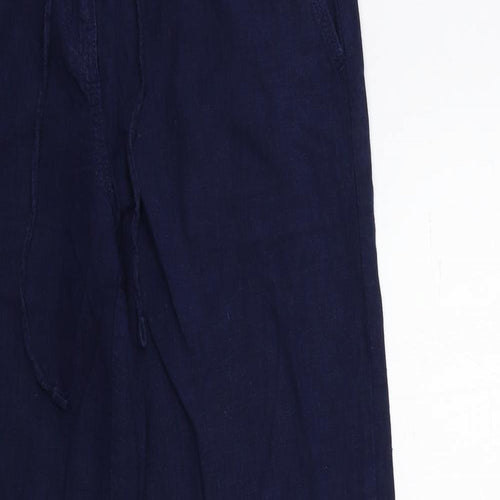 NEXT Womens Blue   Trousers  Size 8 L28 in