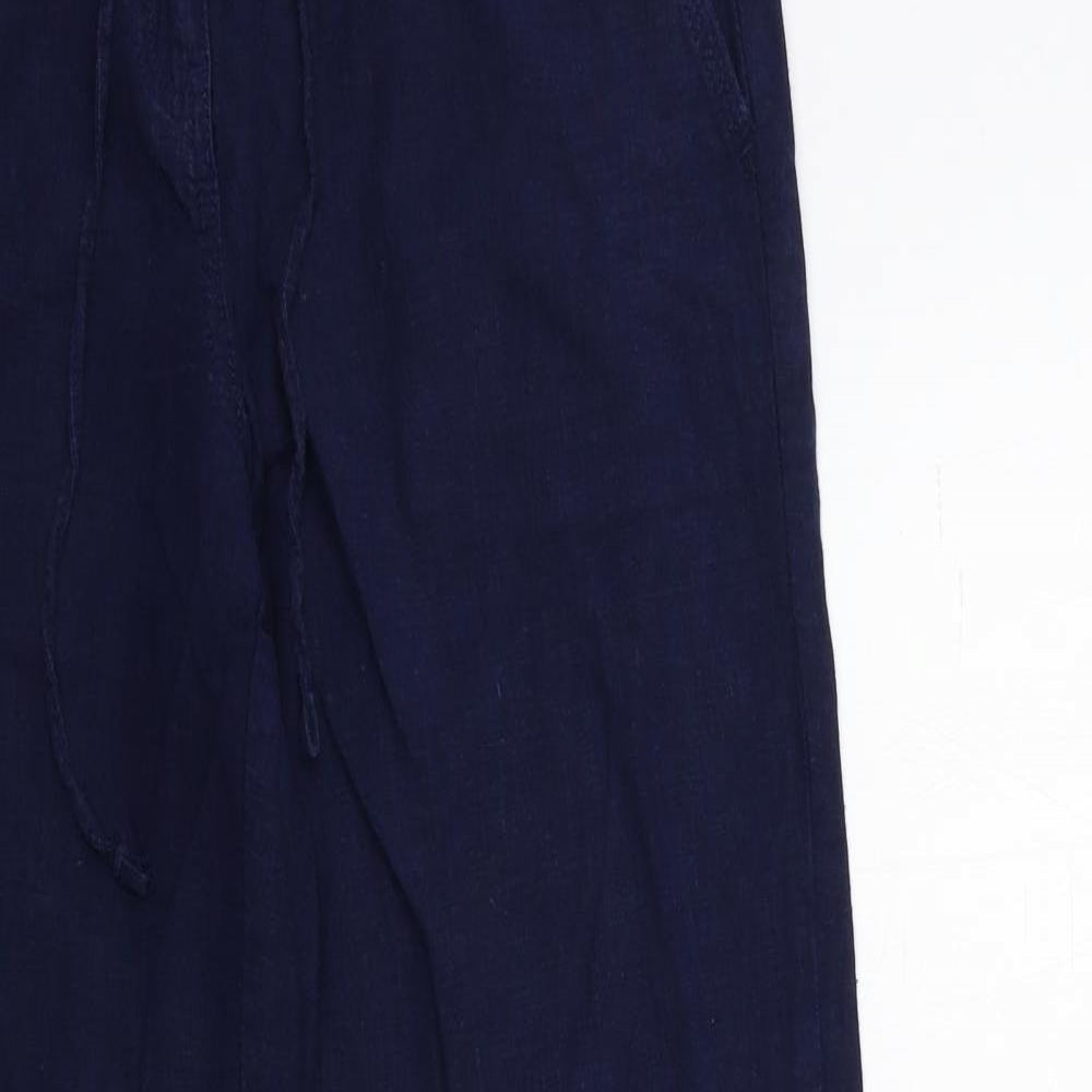 NEXT Womens Blue   Trousers  Size 8 L28 in