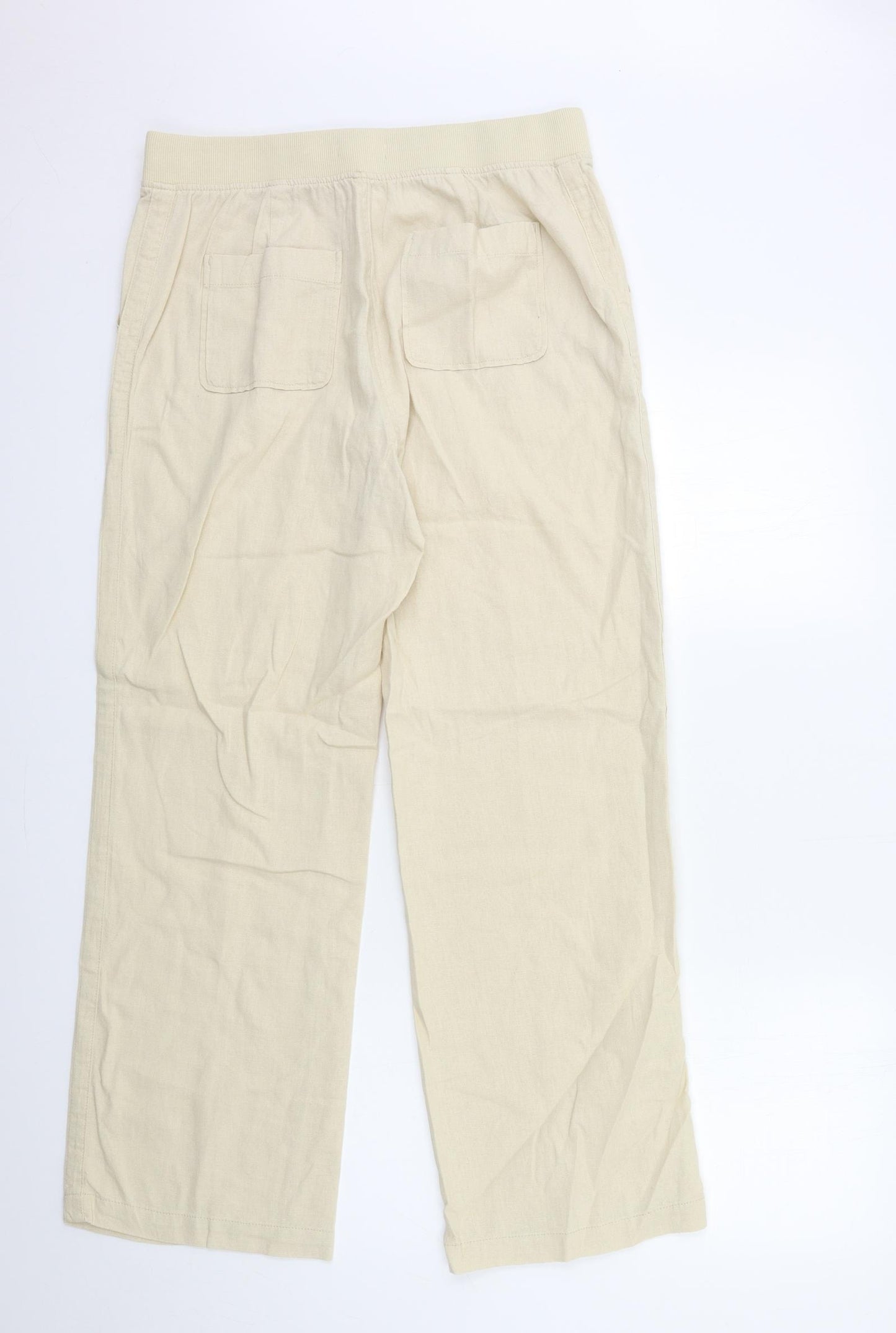 Peacocks Womens Beige   Trousers  Size 12 L30 in