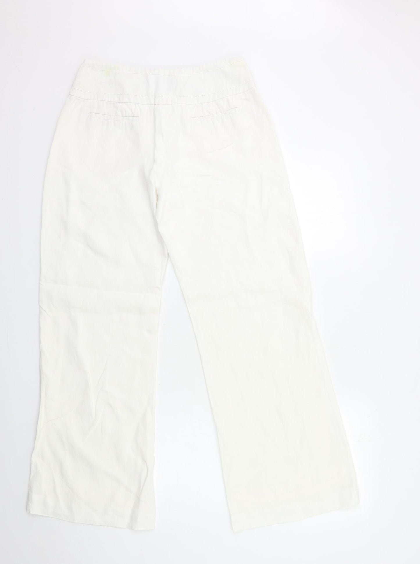 Coast Womens White   Windbreaker Trousers Size 10 L31 in