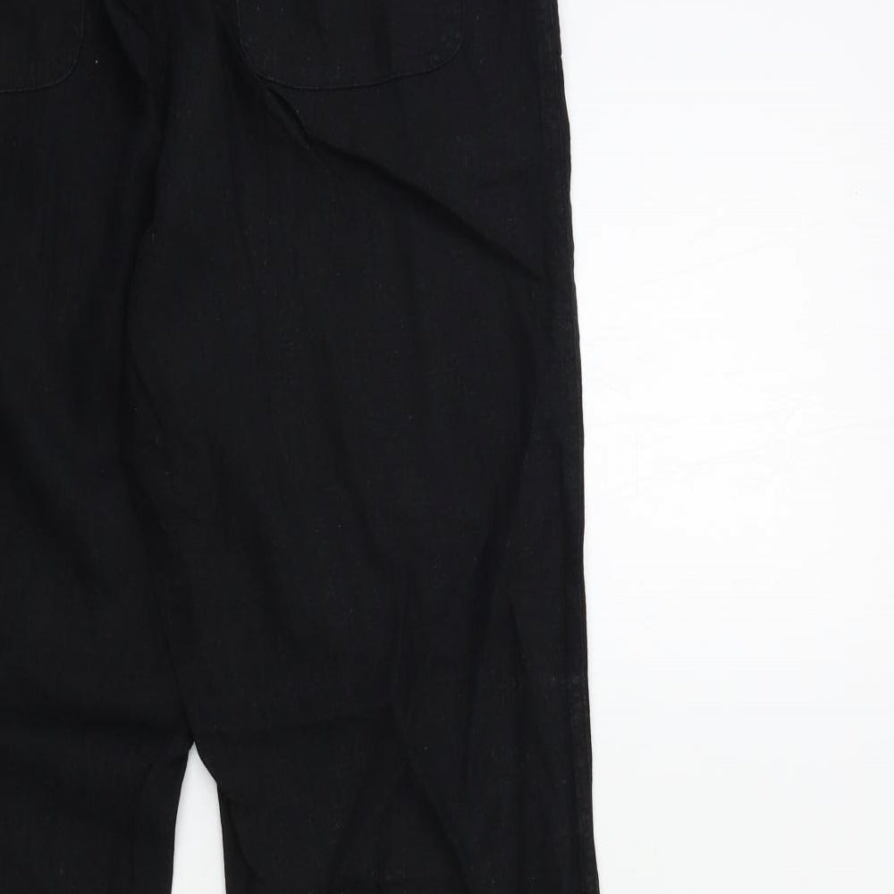 Joules Womens Black   Trousers  Size 10 L29 in