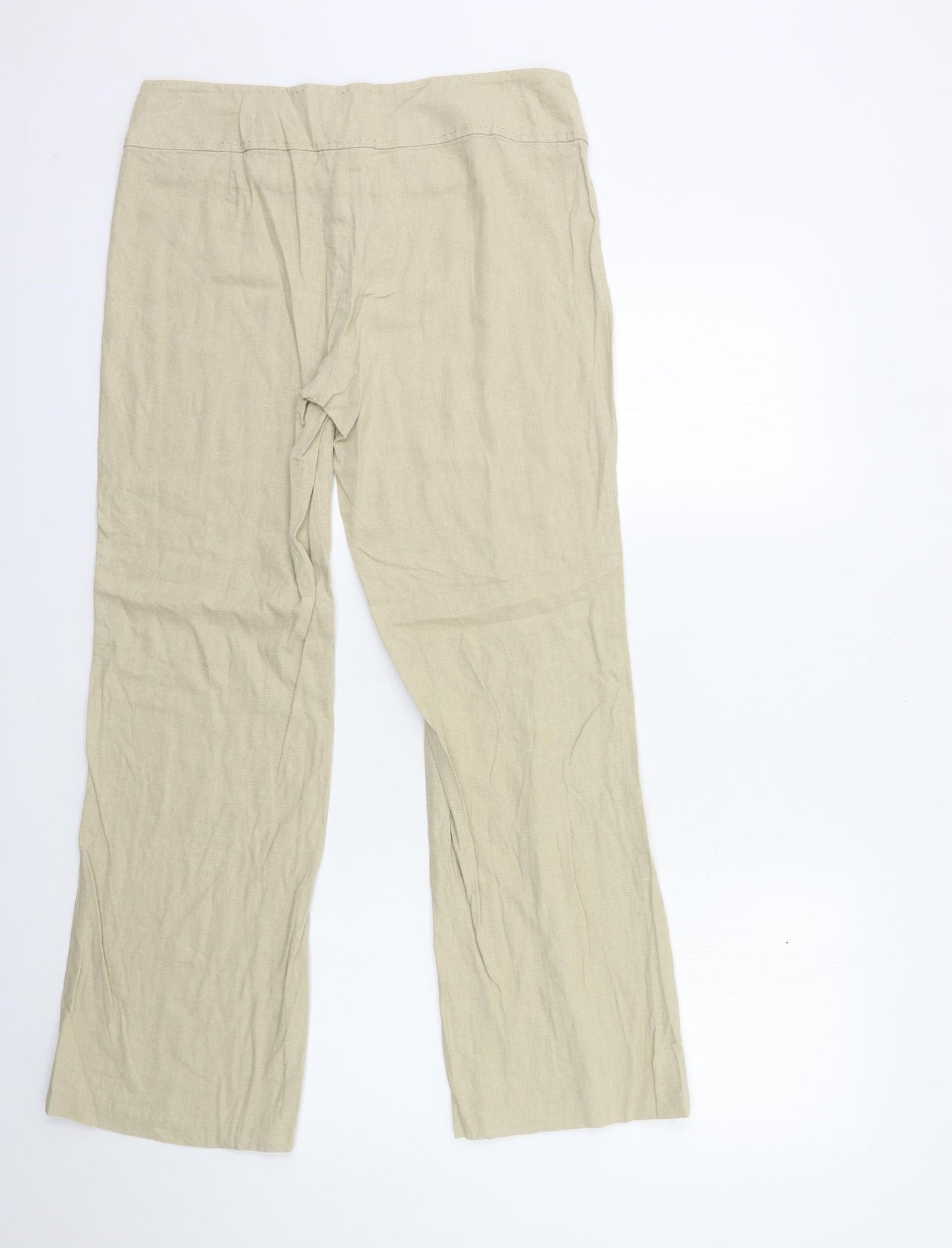 editions Womens Beige   Trousers  Size 12 L29 in