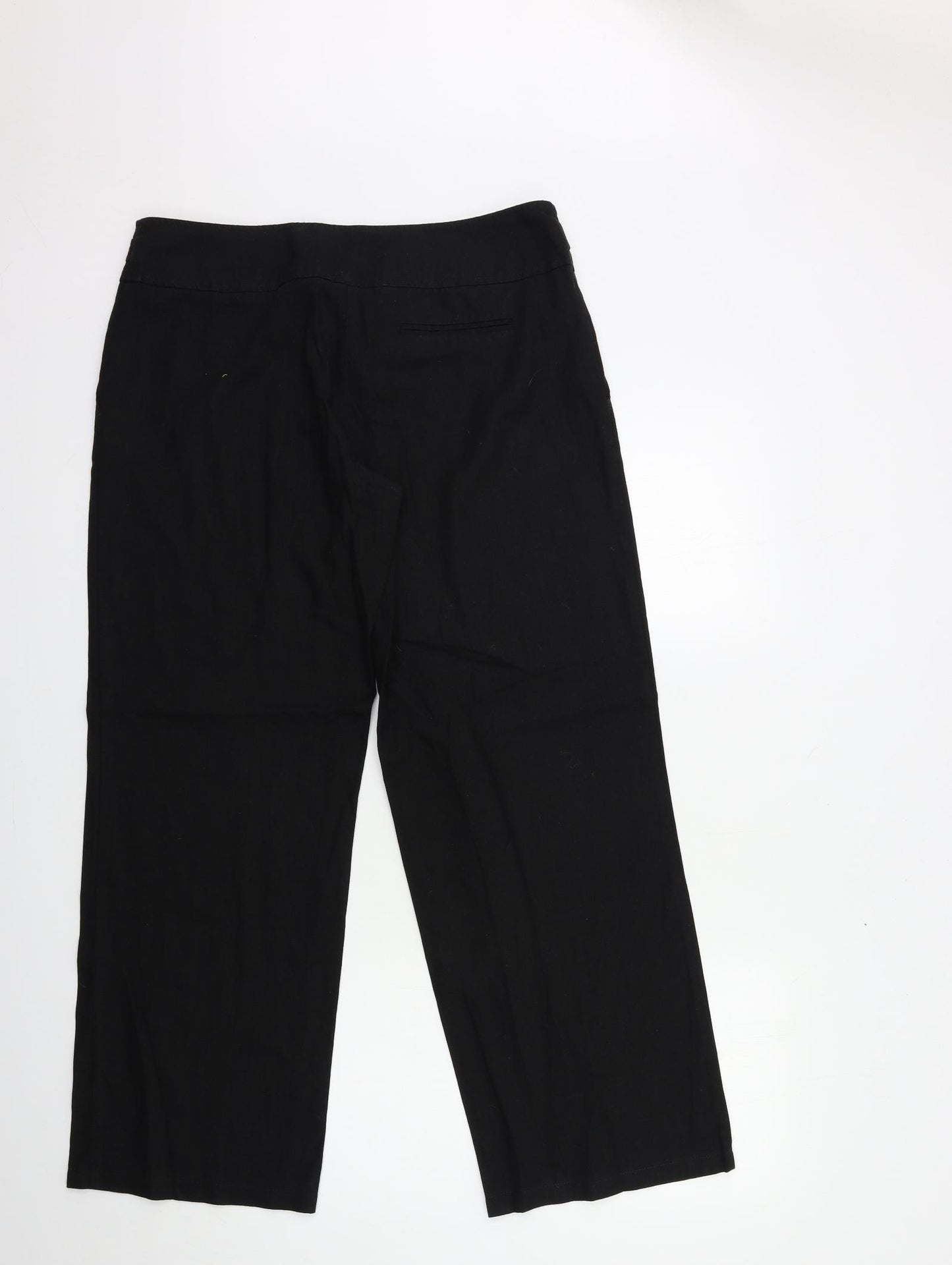 F&F Womens Black   Trousers  Size 14 L30 in