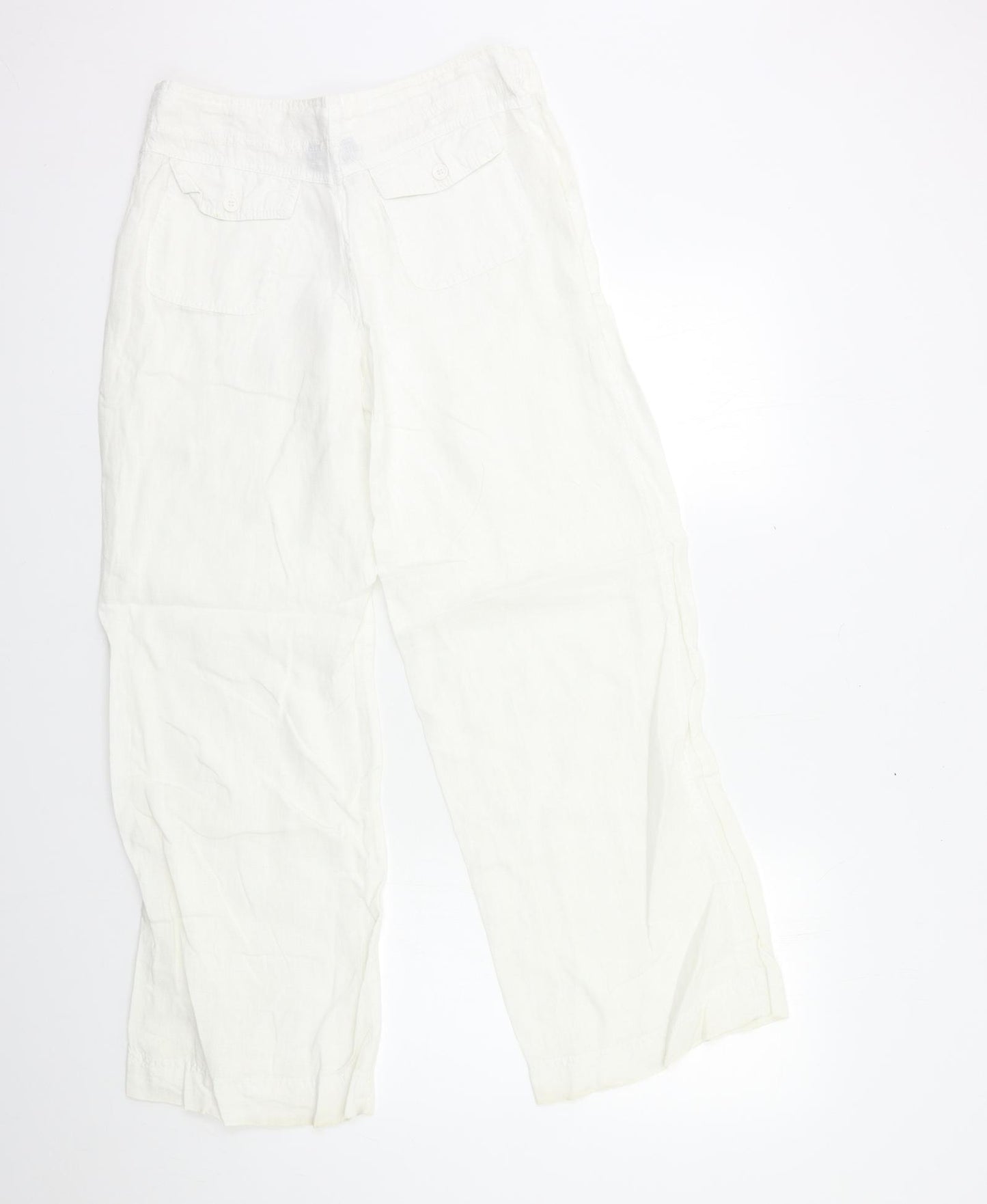 Atmosphere Womens White   Trousers  Size 8 L30 in