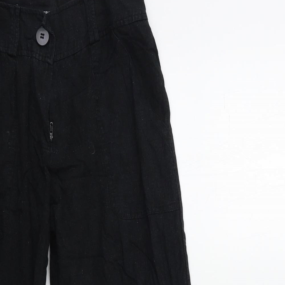 Dorothy Perkins Womens Black   Trousers  Size 8 L28 in