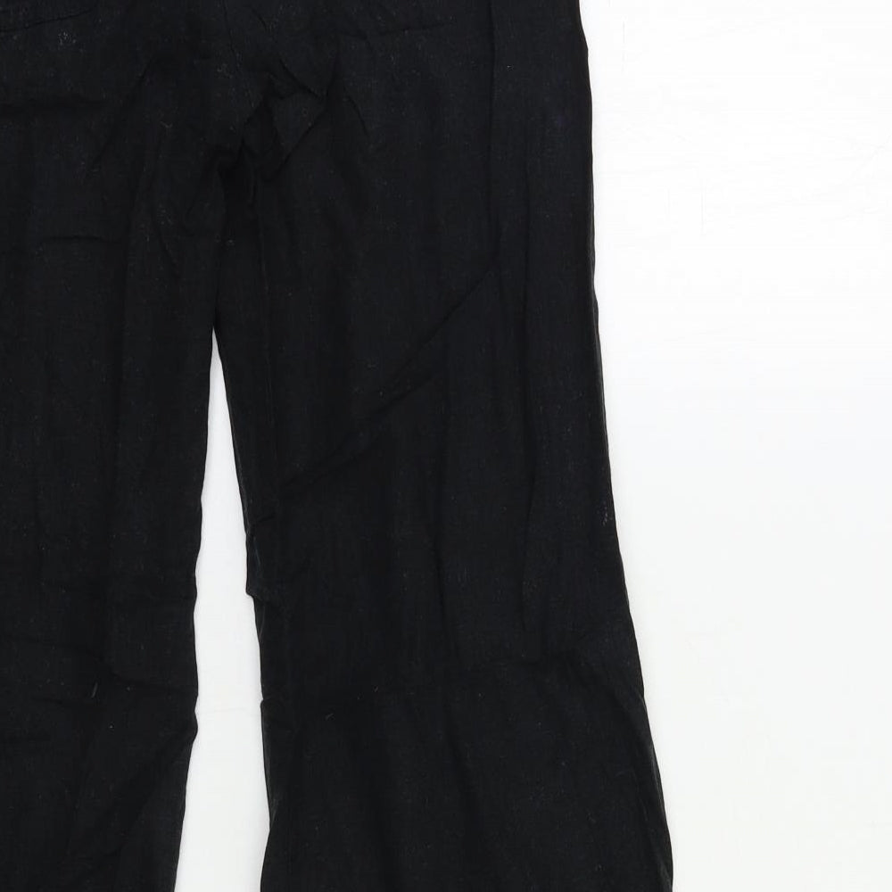 Dorothy Perkins Womens Black   Trousers  Size 8 L28 in