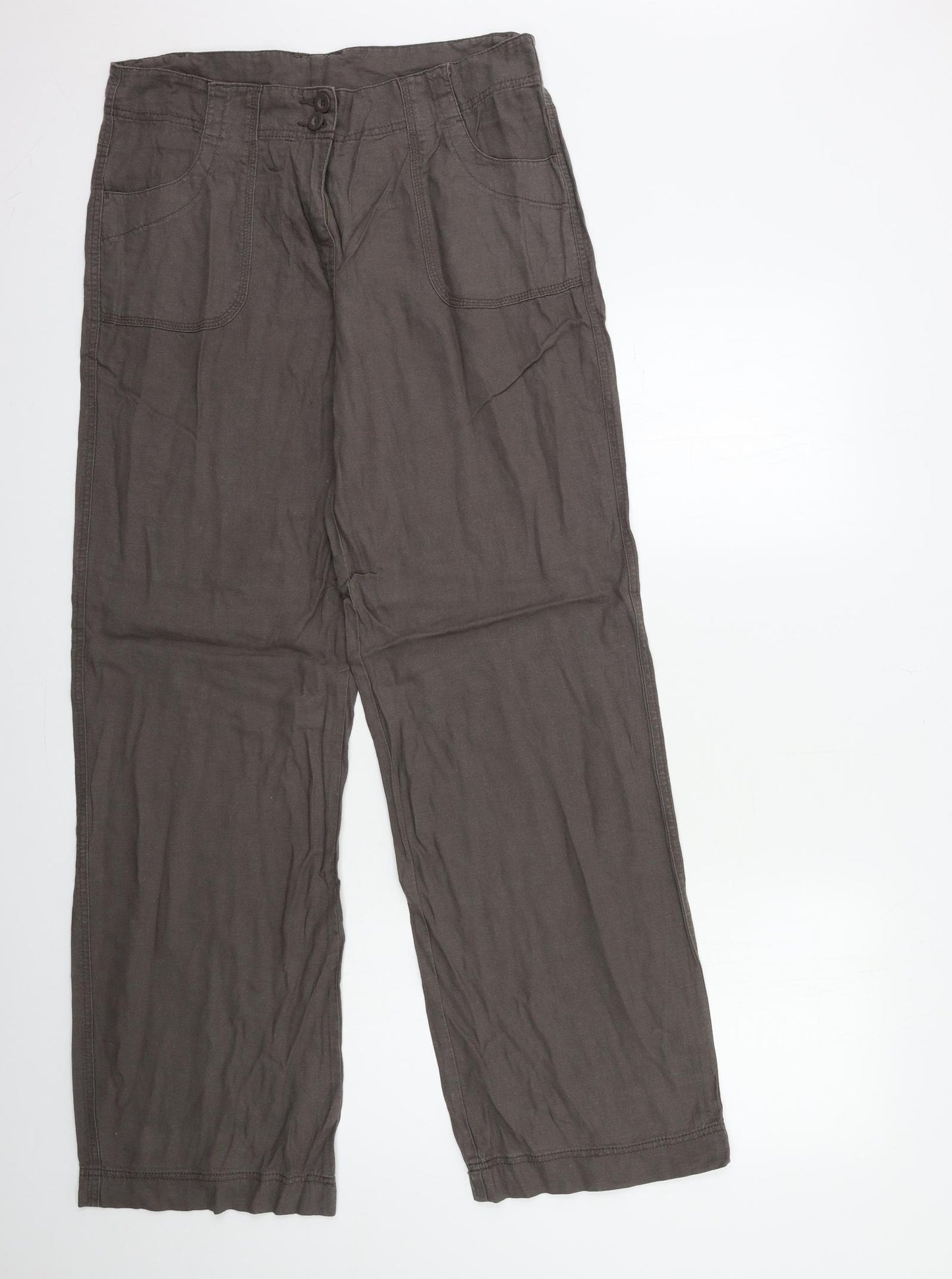 Marks and Spencer Womens Grey   Trousers  Size 14 L32 in