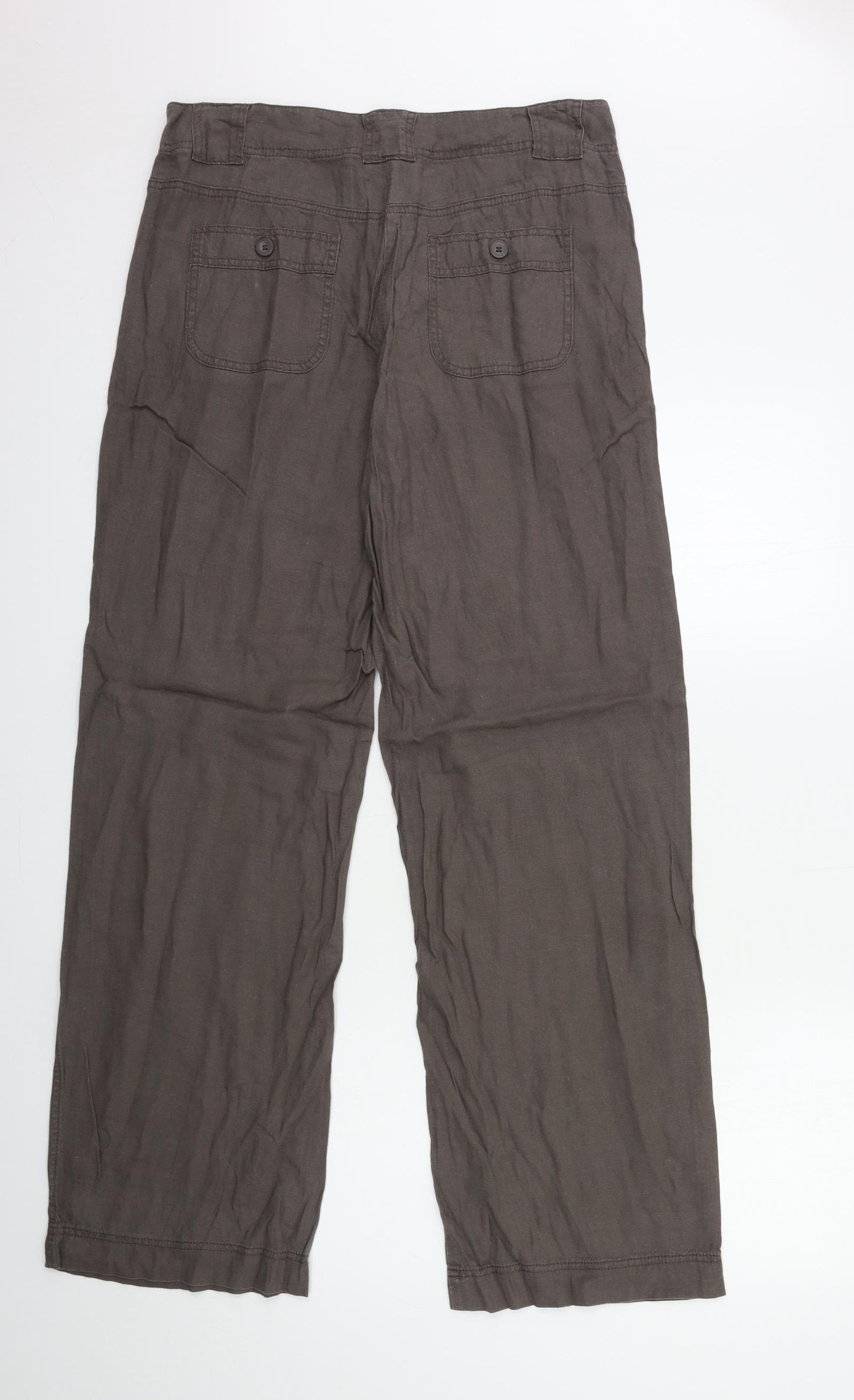 Marks and Spencer Womens Grey   Trousers  Size 14 L32 in
