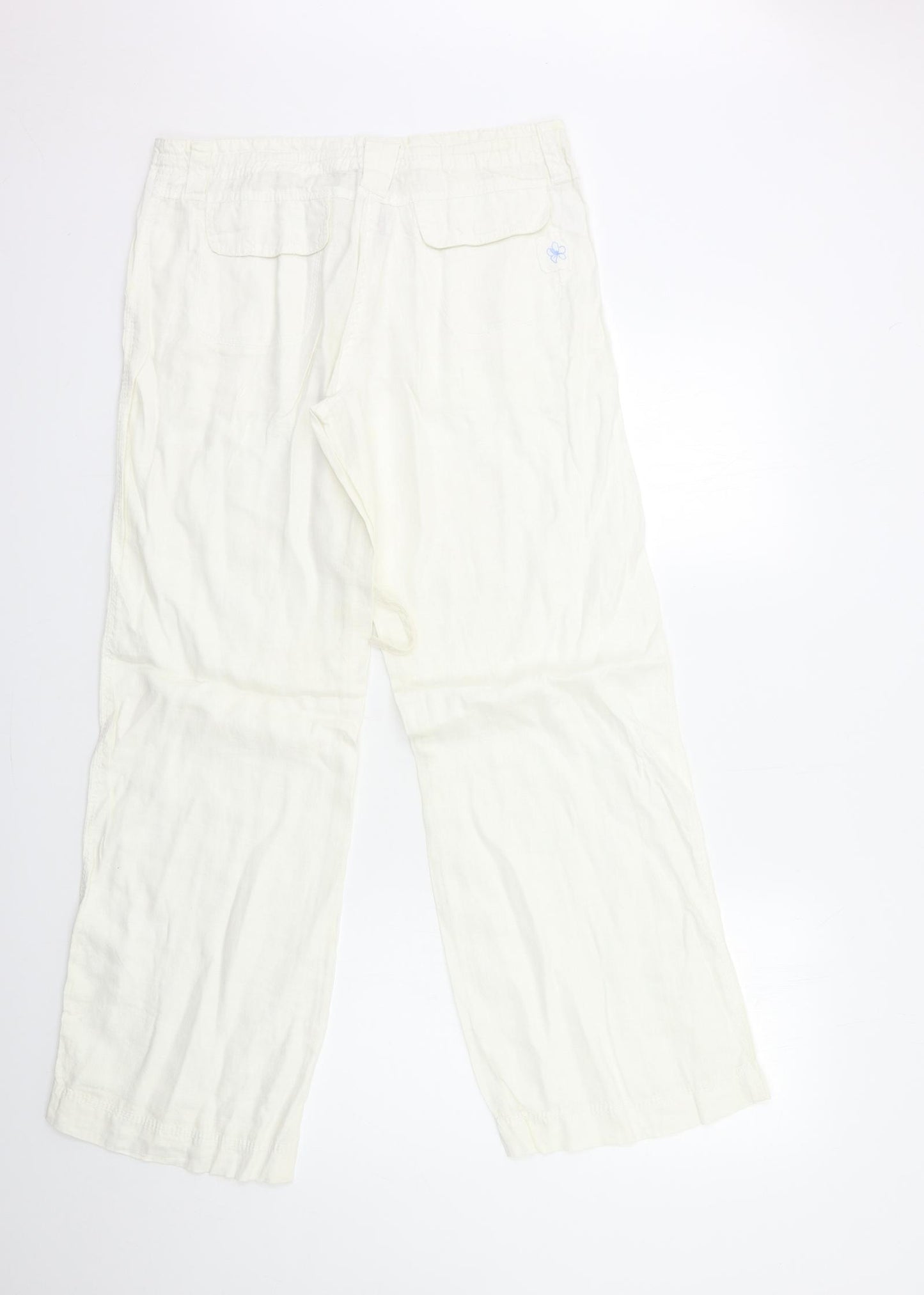 River Island Womens White   Trousers  Size 10 L30 in