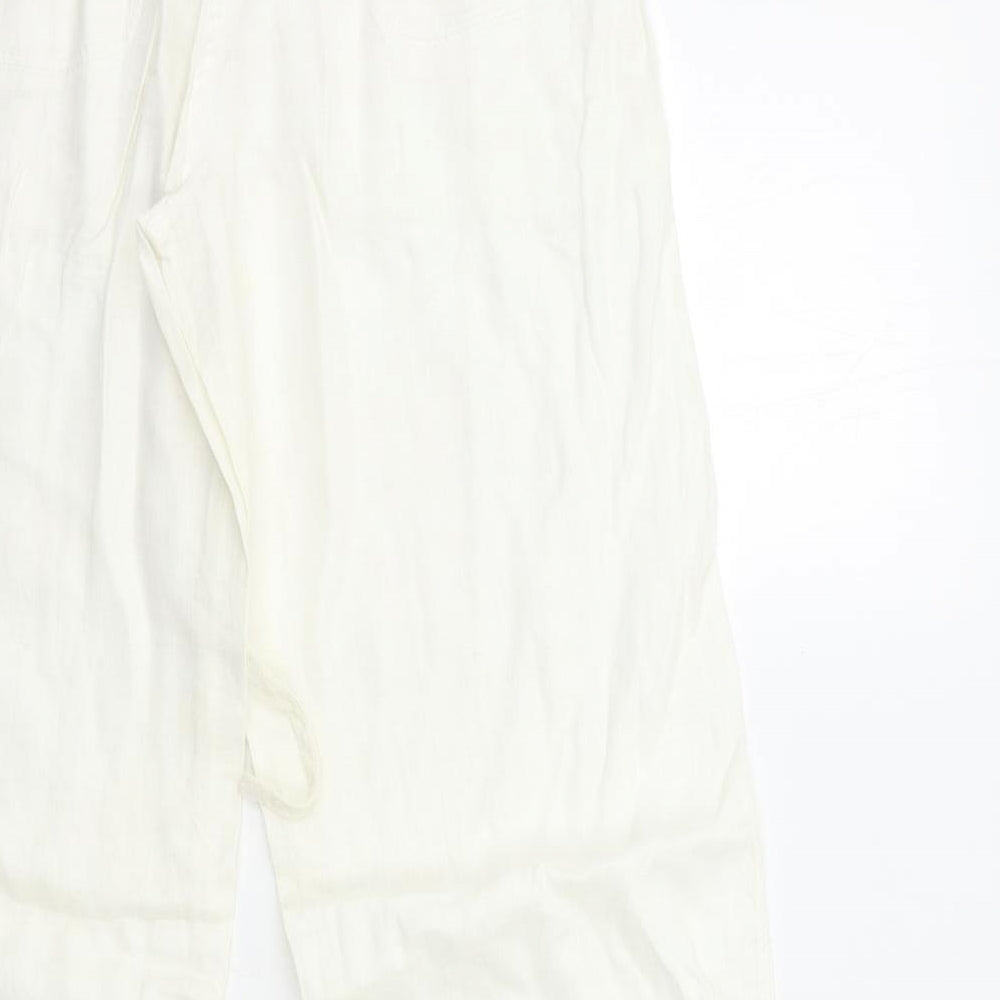 River Island Womens White   Trousers  Size 10 L30 in