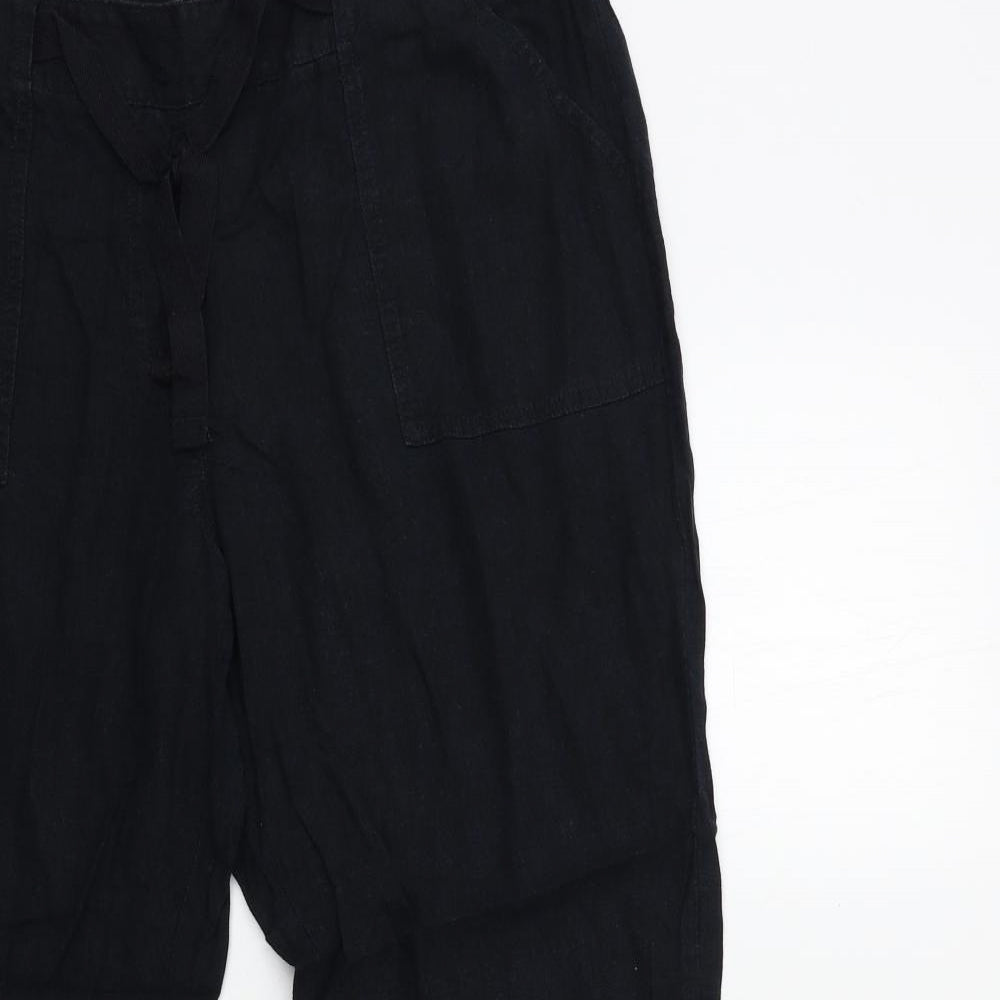 George Womens Black   Trousers  Size 16 L28 in