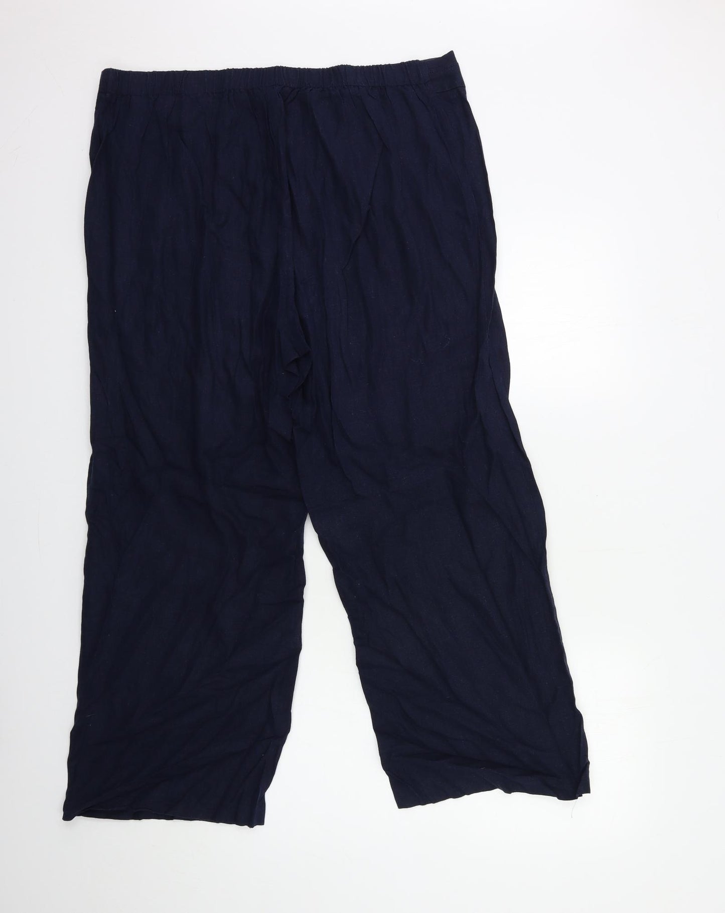 Evans Womens Blue   Trousers  Size 20 L27 in